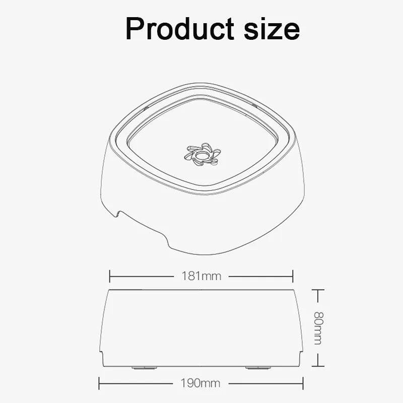 NO-SPILL PET WATER BOWL