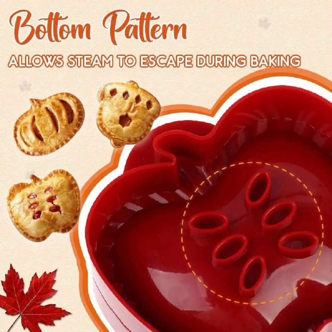 Holiday One-Press Hand Pie Molds (Thanksgiving/Christmas)