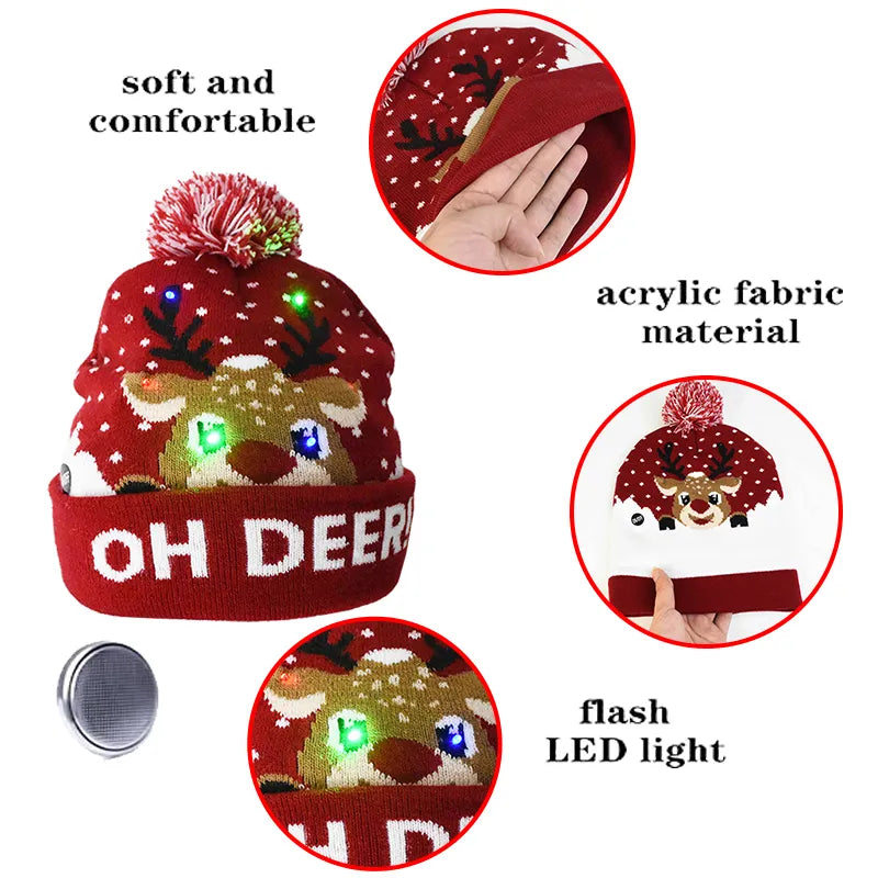 Christmas LED Beanie