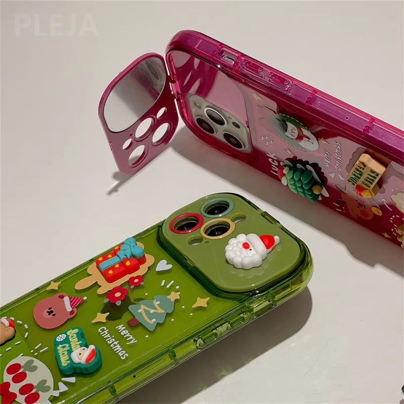 Xmas Santa Claus Phone Case For iPhone 15 14 13 12 11 Pro Max