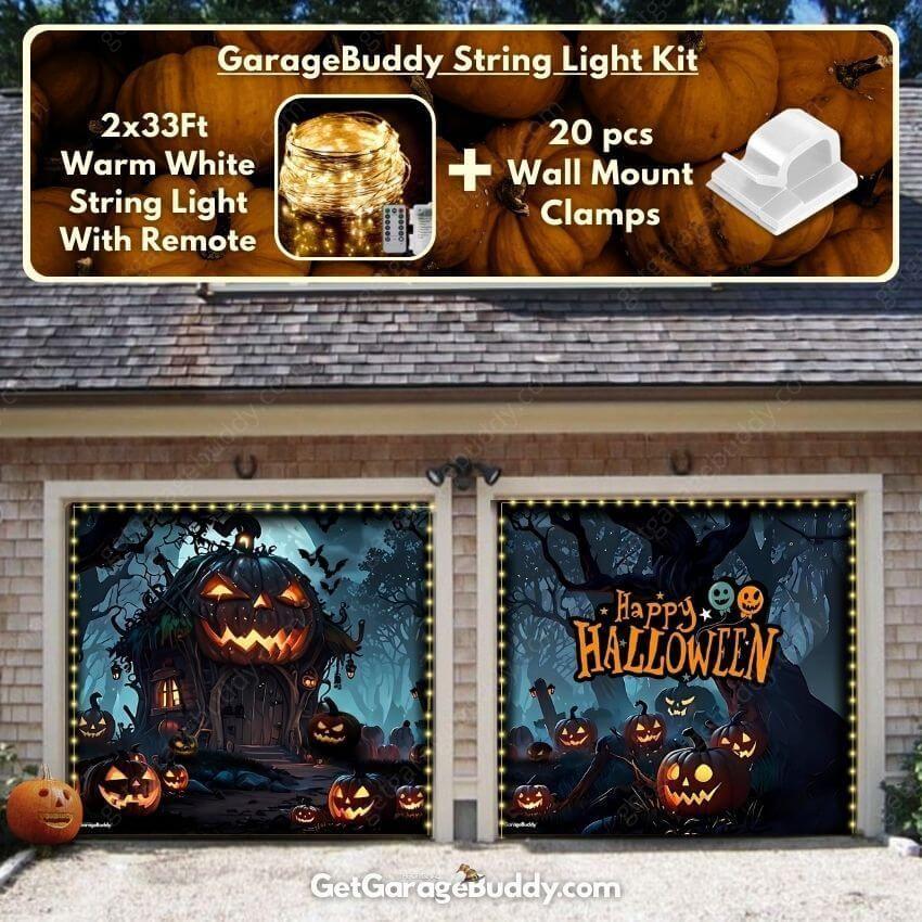 Creepy Garage Buddy Halloween Garage Door Covers