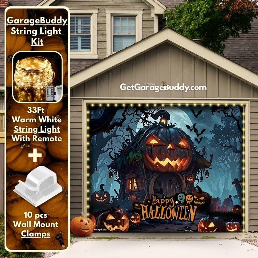 Creepy Garage Buddy Halloween Garage Door Covers