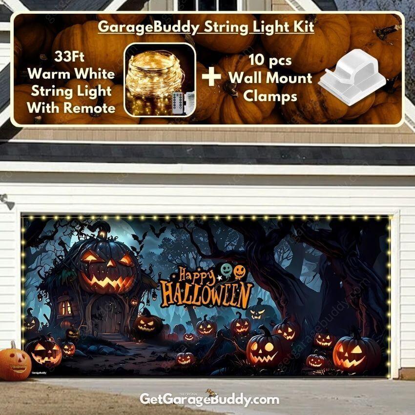 Creepy Garage Buddy Halloween Garage Door Covers