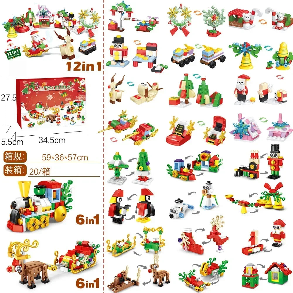 Build-a-Tree Advent Calendar Set for Christmas 2024"
