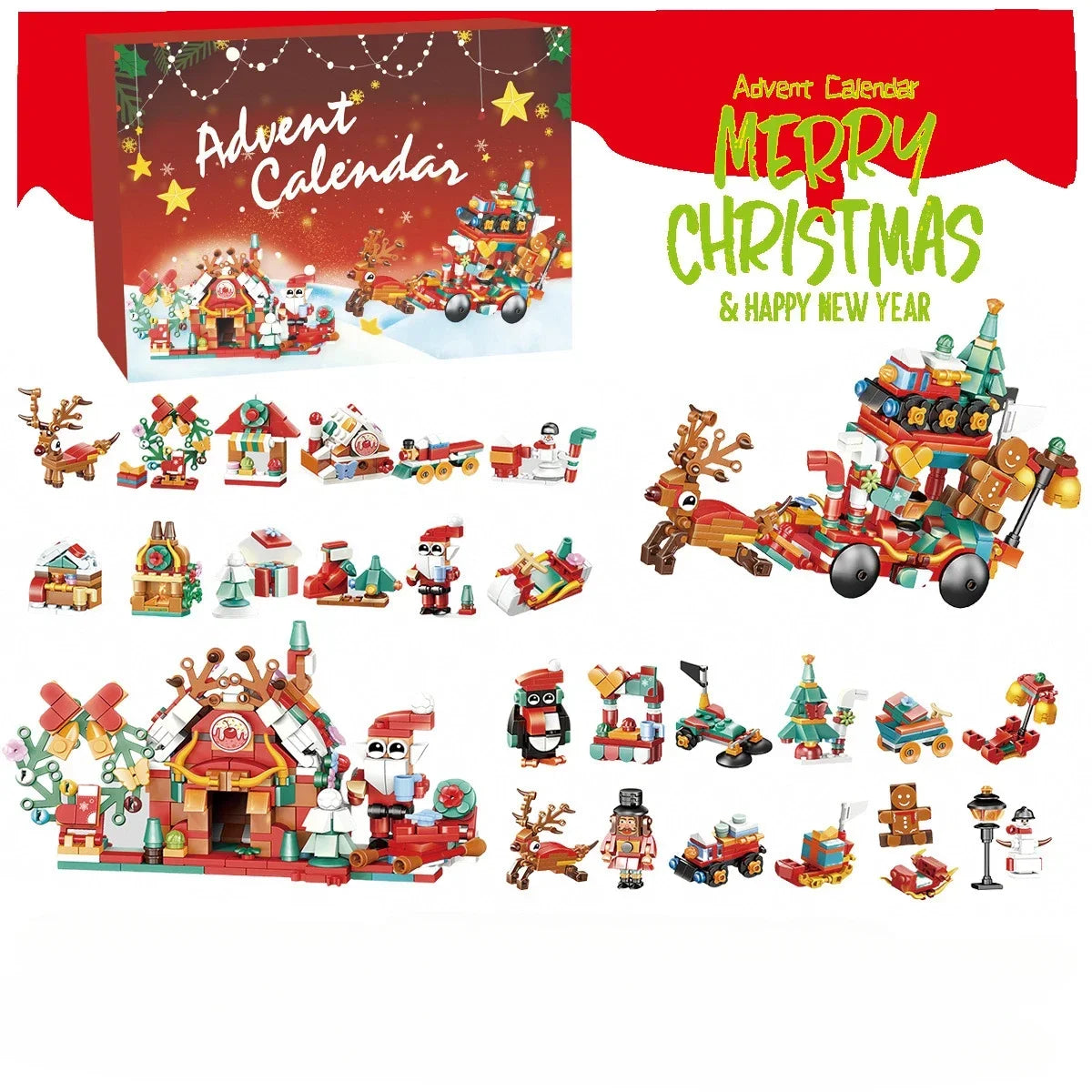 Build-a-Tree Advent Calendar Set for Christmas 2024"