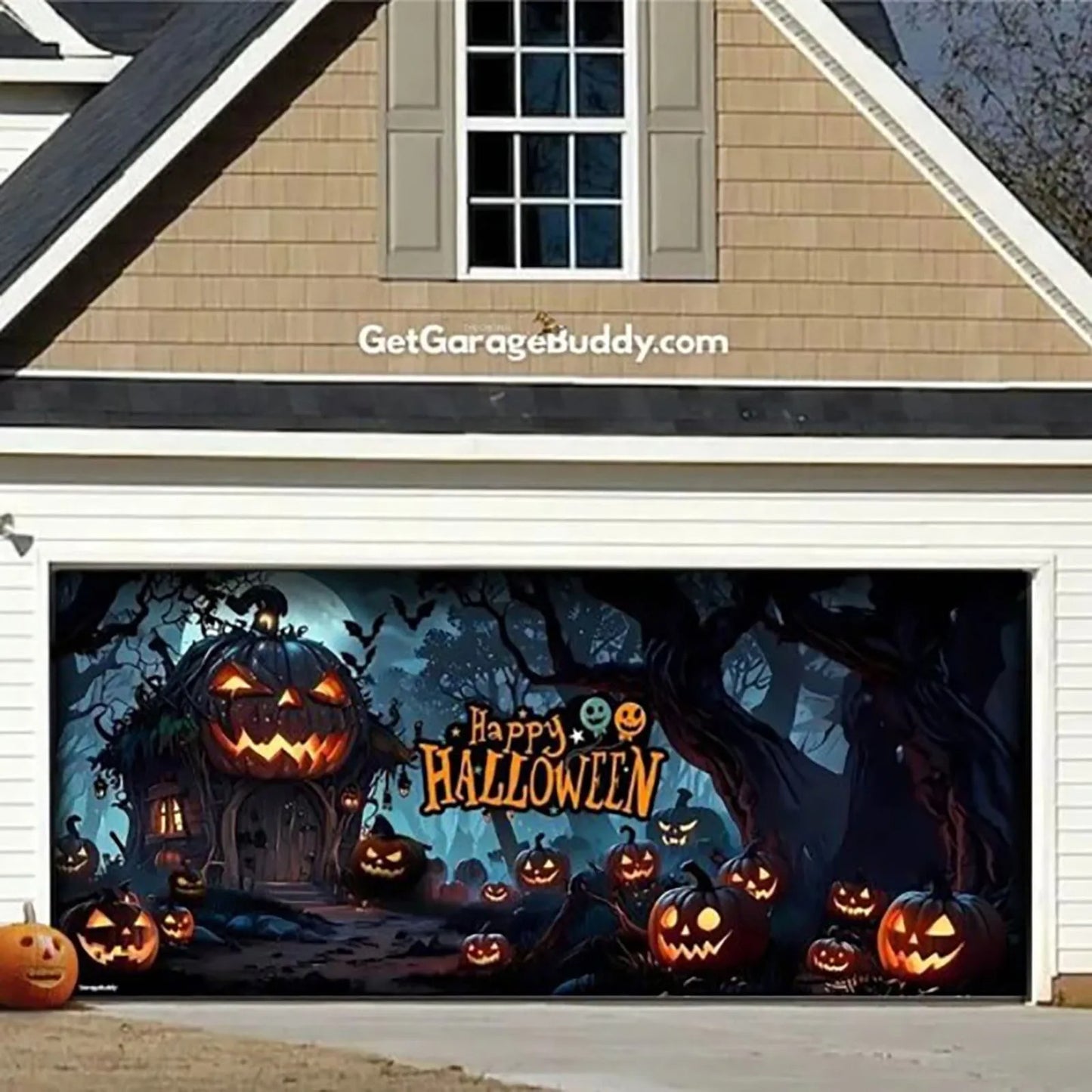 Creepy Garage Buddy Halloween Garage Door Covers