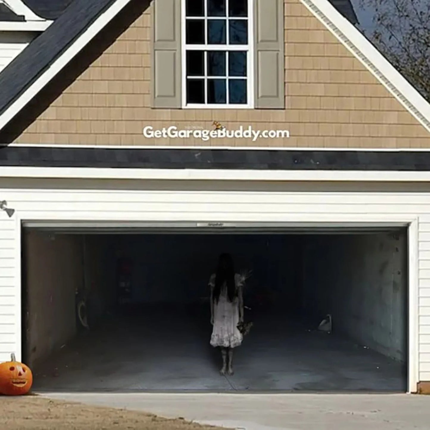 Creepy Garage Buddy Halloween Garage Door Covers