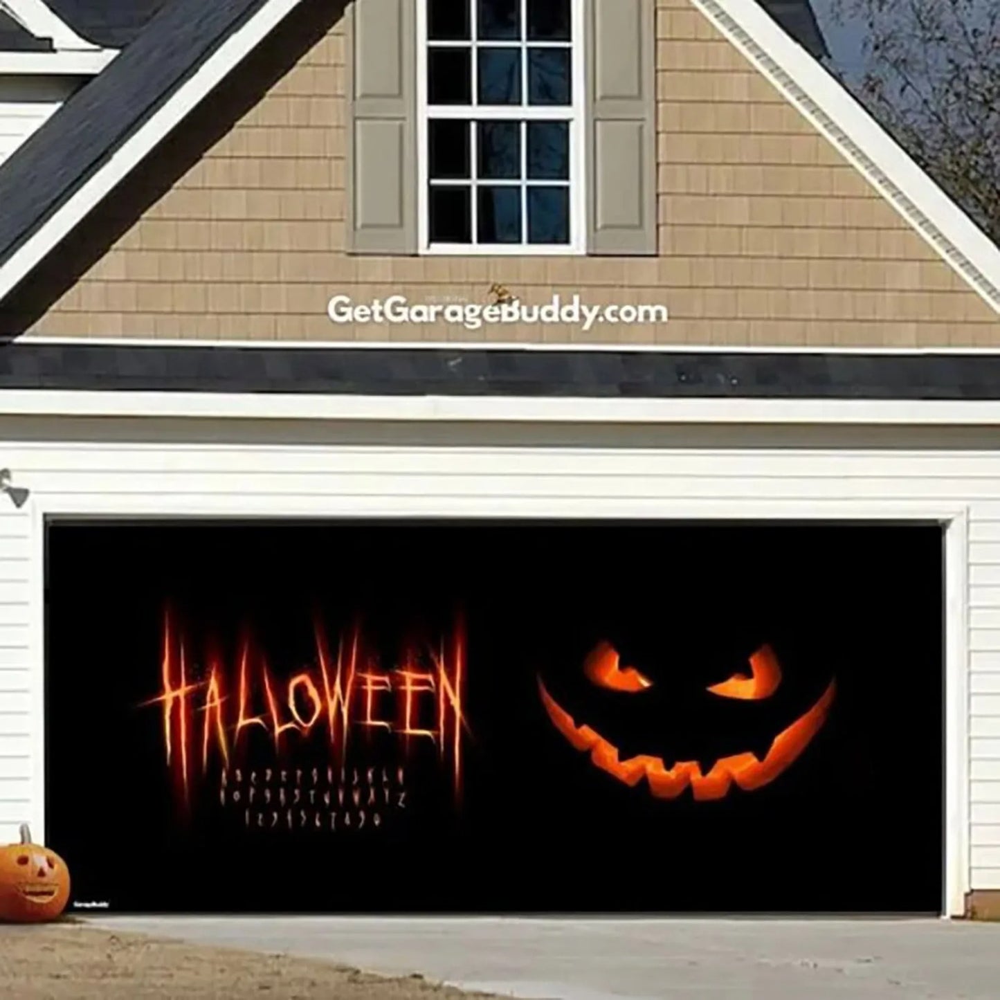 Creepy Garage Buddy Halloween Garage Door Covers