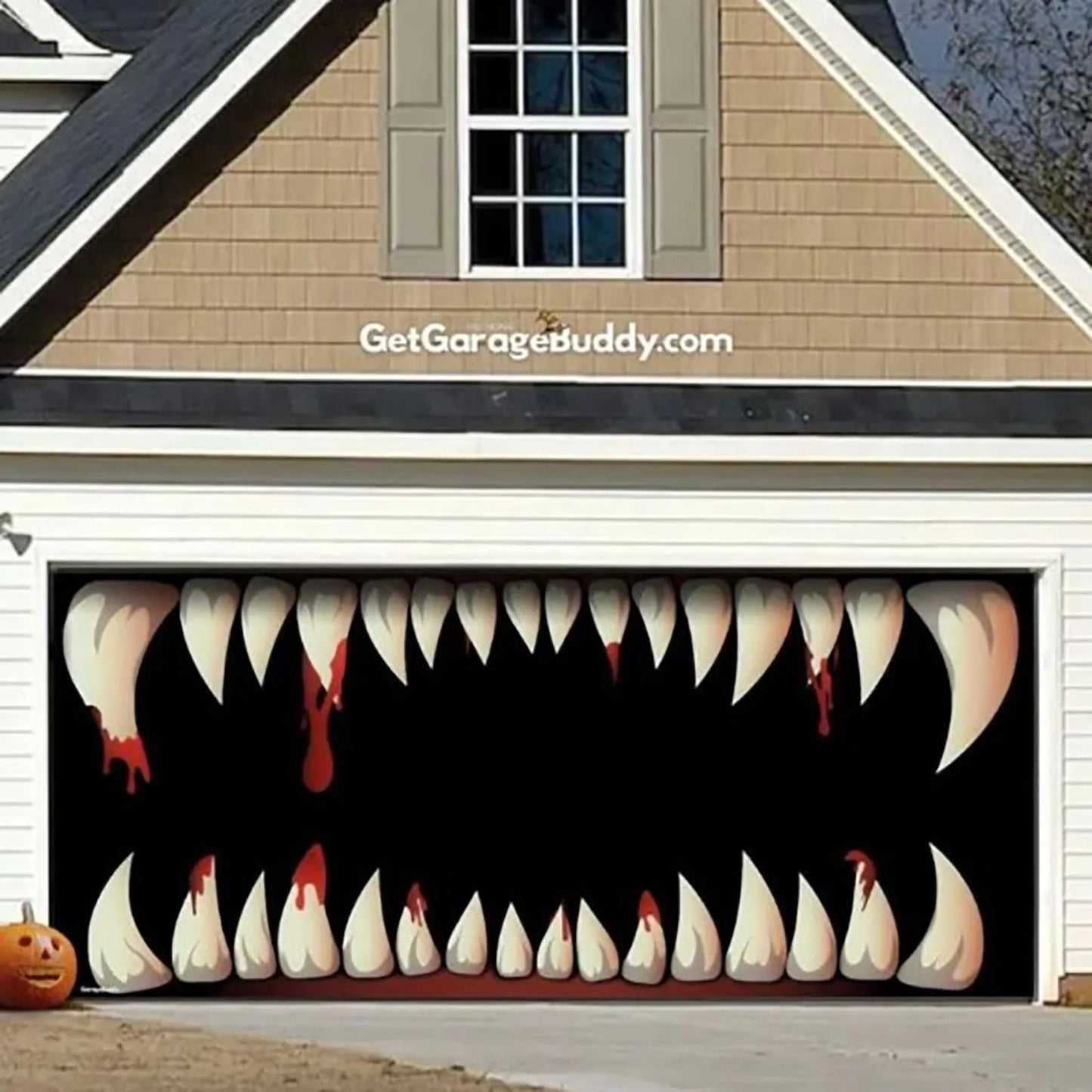 Creepy Garage Buddy Halloween Garage Door Covers