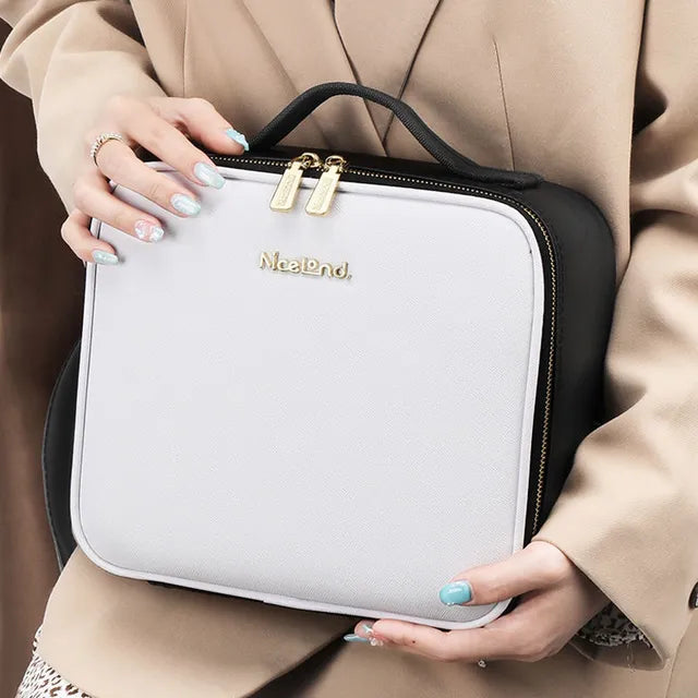 GlamourBox Lighted Travel Makeup Case