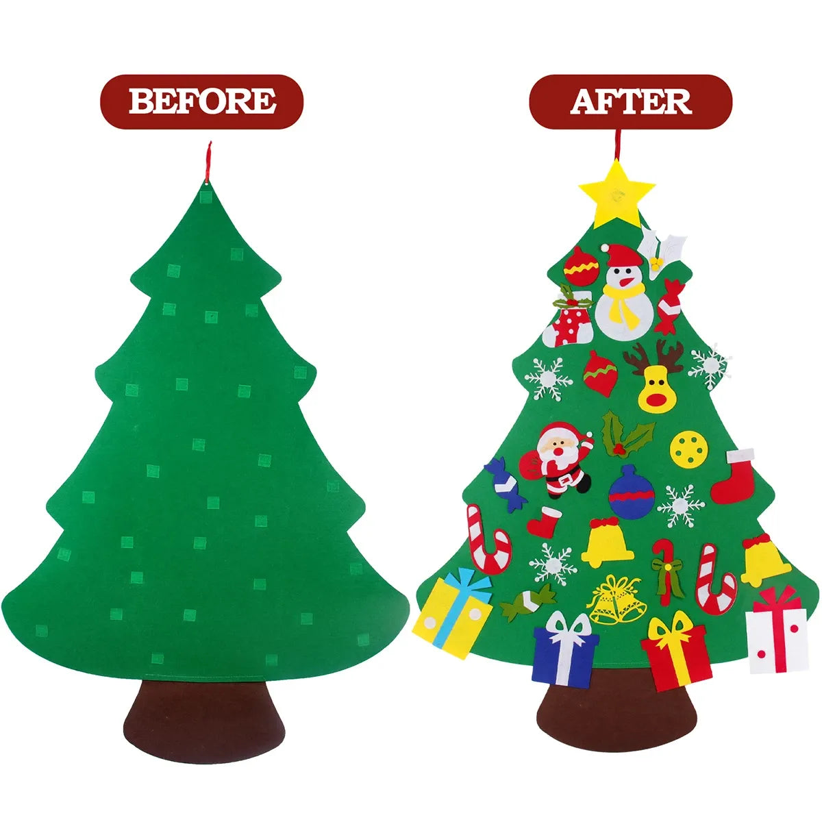 DIY Kids Felt Christmas Tree