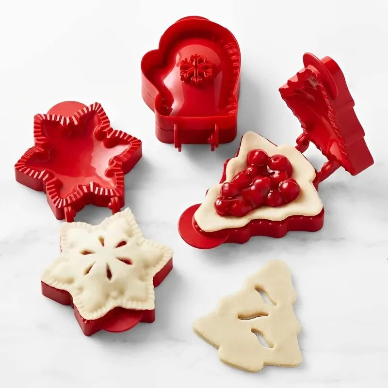 Holiday One-Press Hand Pie Molds (Thanksgiving/Christmas)