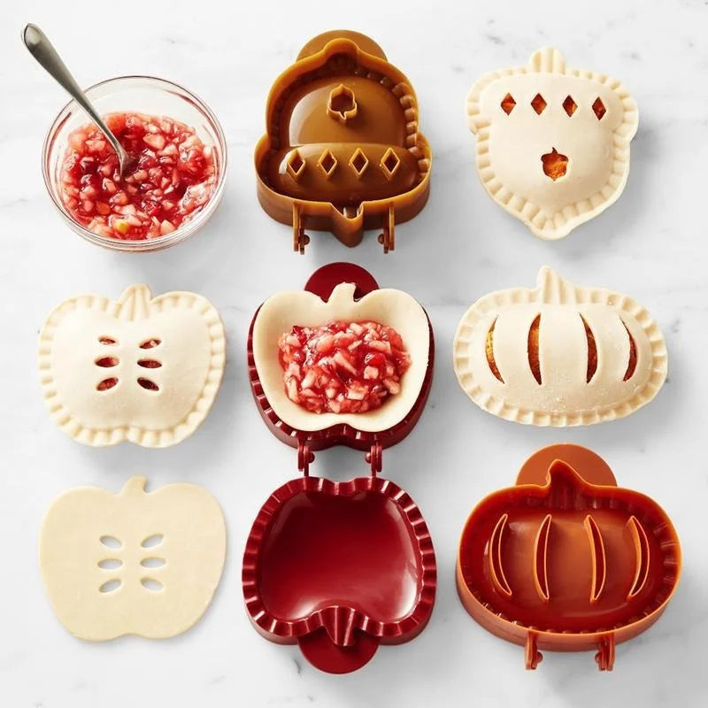 Holiday One-Press Hand Pie Molds (Thanksgiving/Christmas)