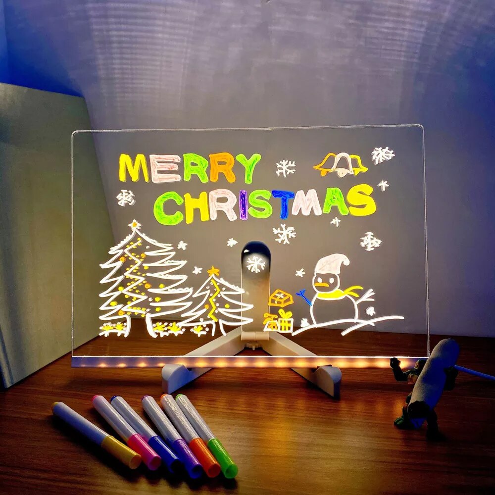 Rechargeable LED Acrylic Drawing Board