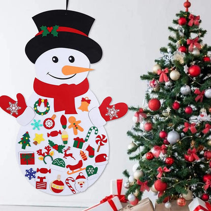 Kids Felt Christmas Snowman