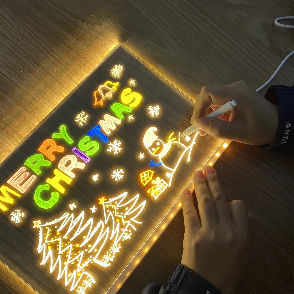 Rechargeable LED Acrylic Drawing Board