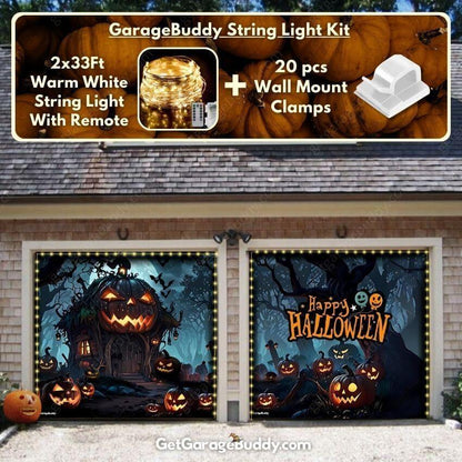 Creepy Garage Buddy Halloween Garage Door Covers