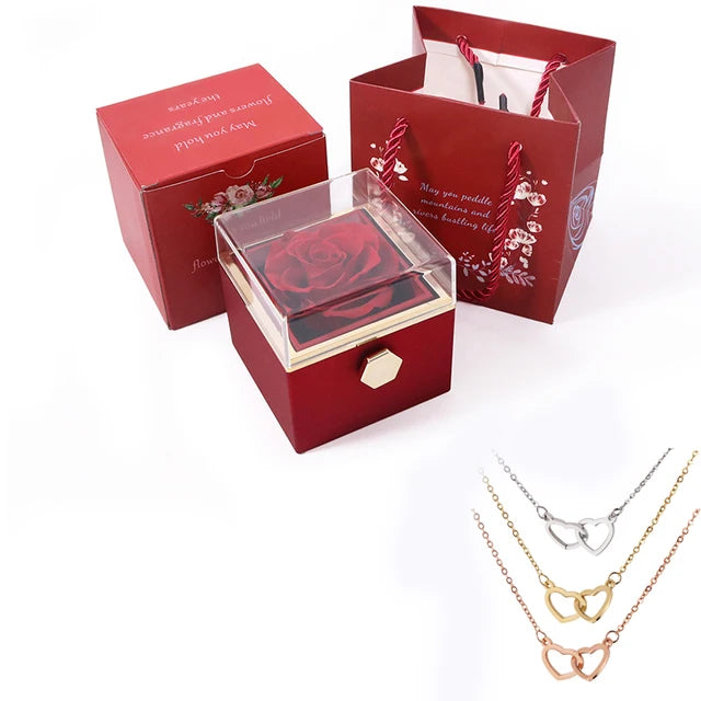Personalized Eternal Rose Custom Keepsake