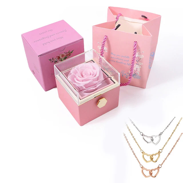 Personalized Eternal Rose Custom Keepsake