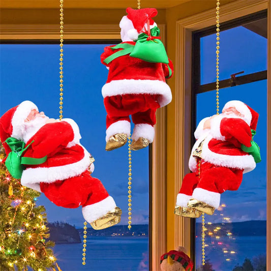 Santa's Festive Ascent: Climbing Rope Fun