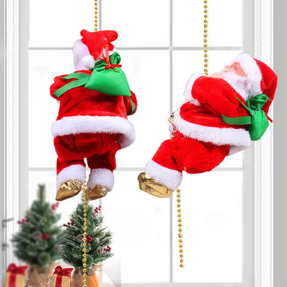 Santa's Festive Ascent: Climbing Rope Fun