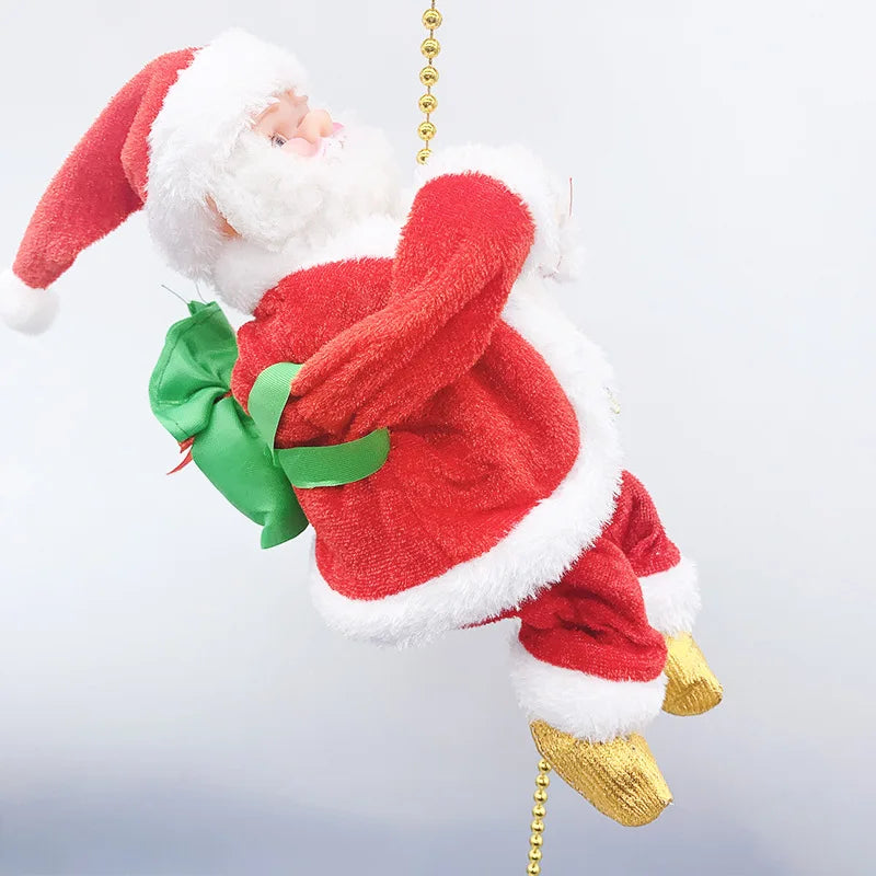 Santa's Festive Ascent: Climbing Rope Fun