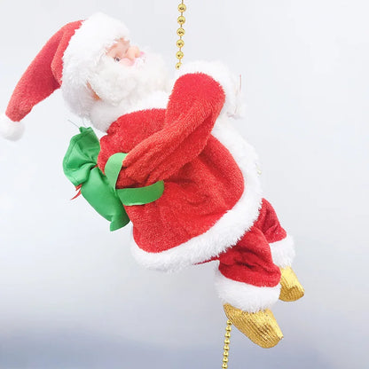 Santa's Festive Ascent: Climbing Rope Fun