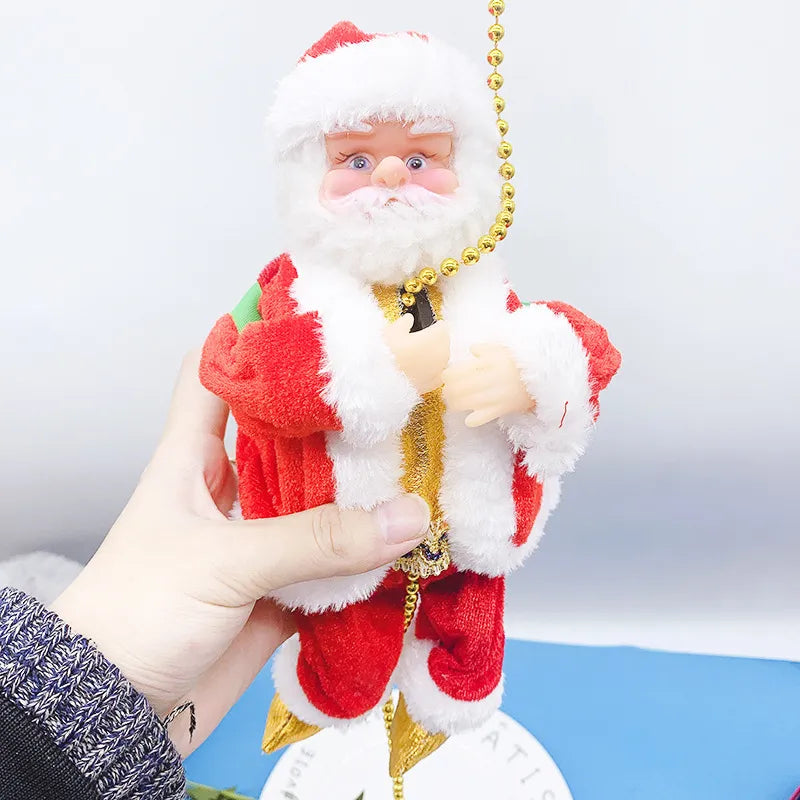 Santa's Festive Ascent: Climbing Rope Fun