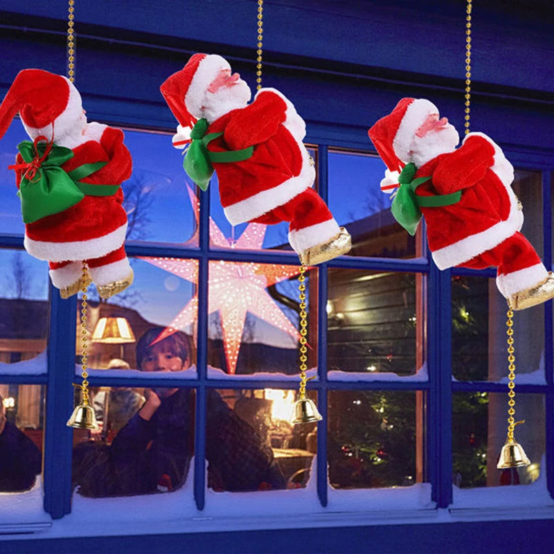 Santa's Festive Ascent: Climbing Rope Fun