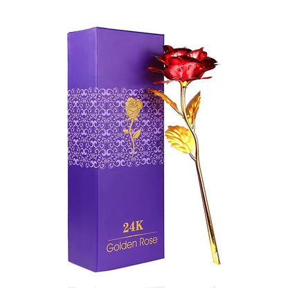 Eternal Blossom Gold-Plated Rose