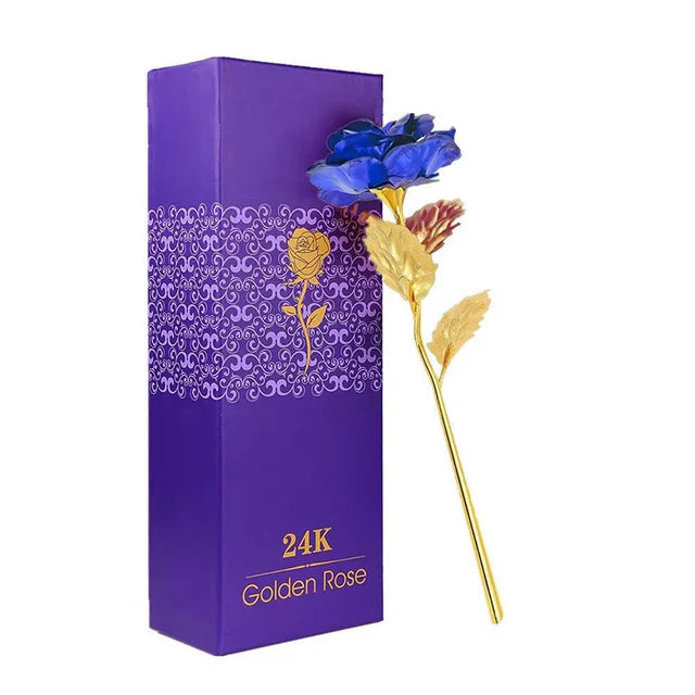 Eternal Blossom Gold-Plated Rose